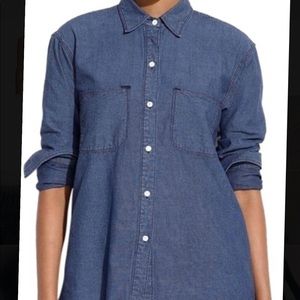 MADEWELL Button down Chambray Denim Shirt ⭐️